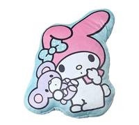 SANRIO Coussin 3D My Melody Hello Kitty - Taille 35x31 cm en 100% polyester