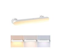 Sans Fil Lumiere Coiffeuse avec Adhésive Ventouse, Rechargeable 5000mAh Led Miroir Coiffeuse avec Télécommande, LED Pour Miroir 3 Couleurs, Lampe Maquillage Magnétique Portable, Pour les Salle de Bain