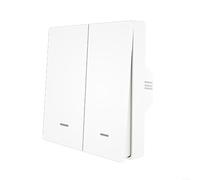 Sans fil pour interrupteur intelligent ZigBee 3.0 intelligent, alimenté par piles avec bouton poussoir, compatible avec l'application Tuya Smart/Life, montage mural simple ou mobile pour des scènes