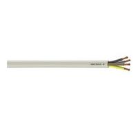 Sans marque Câble électrique 4 G 0.75 mm² h03vvf à la coupe, blanc