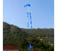 Sans Marque Carillon éolien dauphin métal