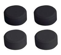 Sans marque Fixations miroirs rondes noires G