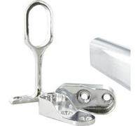 Sans marque Kit barre de penderie et supports chromé 1 M Diam.30 x 15 mm ovale Chromé G