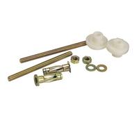 Sans marque Lot de 2 fixations pour lavabo à paroi creuse + chevilles, L.2 X H.3.6 cm