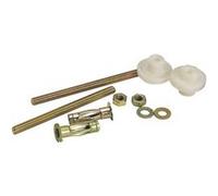 Sans marque Lot de 2 fixations pour lavabo à paroi creuse + chevilles, L.2 X H.3.6 cm G