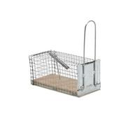 CAUSSADE Nasse À Souris - Piège À Souris - Cage pour Capturer Souris - Socle Bois Certifié FSC - Réutilisable - Intérieur & Extérieur CASNASSFSC
