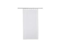 Sans marque Paire de vitrages tamisant Cleo blanc l. 60 x H. 120 cm