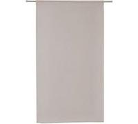 Sans marque Paire de vitrages tamisant Leo gris poivre n5 l. 60 x H. 120 cm