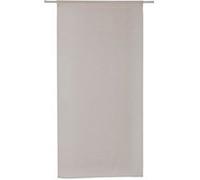 Sans marque Paire de vitrages tamisant Leo gris poivre n5 l. 60 x H. 180 cm G
