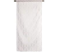 Sans marque Paire de vitrages transparent Tamara blanc et dore l. 60 x H. 120 cm G