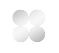 Sans marque Set de 4 miroirs ronds diam. 10 cm