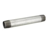 Sans marque Tube d'alimentation filetage, acier galvanisé, en barre, diam. 15 x 21 mm, L. 0,20 m G