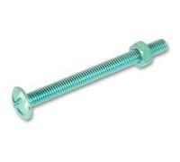 Sans marque Vis métal acier tête ronde, Ø6 x L.50 mm, vente au poids G
