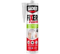 Sans Percer Tous Travaux Intérieur/Extérieur Transparent-Mastic Colle Hybride,Collage Puissant,Tous Matériaux,Peut Se Peindre,Cartouche 300g