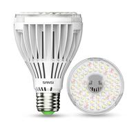 SANSI Ampoule Horticole PAR25 E27 30W, Spectre Rouge+Blanc 660nm, PPFD 336