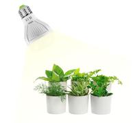 SANSI Lampe Hortciole LED E27 10W pour Plantes d'Intérieur, Ampoule de Croissance Plantes à Spectre Complet 150W Équivalente (PPF 17,5 μmol/s, Angle Lumineuse 120°, Couvrage Vég 2x1 sq ft)