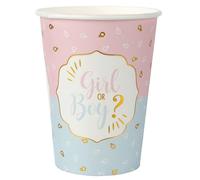 Santex 10 GOBELETS Carton Baby Gender 27 icolore