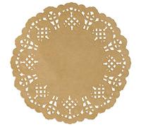 SANTEX 5055-26, Sachet de 10 sets de table Dentelle, Kraft