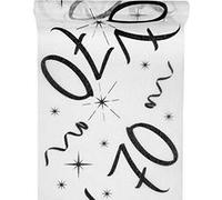 SANTEX 5192-70-30, CHEMIN de table Anniversaire Blanc 70 ANS Blanc G
