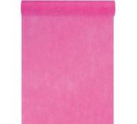 SANTEX 5696-15-30, Chemin de table en intissé 25 METRES, Fuchsia