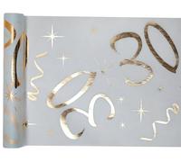 SANTEX 6158-30-30, Chemin de Table Anniversaire Age Or 30 Ans