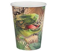 SANTEX 7286-99, Sachet de 10 Gobelets Dinosaure T-Rex