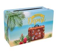 Santex Tirelire valise 7672-99 Petite 'Vive la retraite' Multicolore