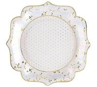 SANTEX 8013-99, Sachet de 10 Assiettes Baptême