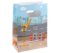 SANTEX 8419-99, Lot de 10 Sacs Cadeau en Papier en Chantier