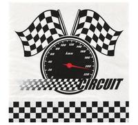 Santex 8827-99, Sachet de 20 Serviettes Formule 1 Racing en Papier 33x33cm
