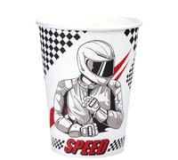 SANTEX 8829-99, Lot de 10 Gobelets Formule 1 Racing 25cl