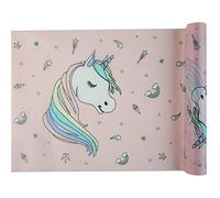Santex Chemin de Table intissé Licorne 5 m x 30 cm - Multicolore - Taille Unique