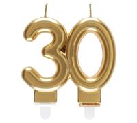 Santex mariage Bougie des Âges 30 Ans, Or