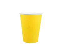 Santex mariage Générique - 10 GOBELETS Carton Bio 25CL Jaune