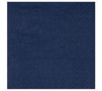Santex mariage Lot de 25 Petites Serviettes Cocktail 20x21cm, Bleu Roy
