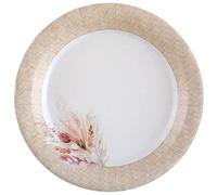 Santex mariage Paquet de 10 Assiettes Romance Champêtre 22,5 cm