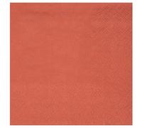 Santex mariage Sachet de 25 Serviettes en Papier éco 33 x 33 cm, Terracotta