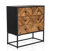 SANTJAGO BLACK SUN L - Buffet Couleur Bois Foncé