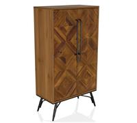 SANTJAGO WOOD HIGH - Commode Couleur Bois Foncé