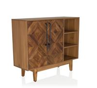 SANTJAGO WOOD L - Commode Couleur Bois Foncé