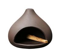Santo Holder - Brûleur en céramique, plateau à brûler, porte-encens pour bâtons | Plateau de combustion de en forme de cône, bol décoratif pour la méditation, le yoga, le d'intérieur