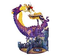 SANTORO Pendule, Carte De Vœux Pop-Up 3D - Dragon Et Chevalier - Pour Enfants, Pour Garçons, Pour Lui, Anniversaire