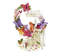 SANTORO Pendule, Carte De Vœux Pop-Up 3D - Papillons - Pour Elle, Maman, Fille, Épouse, Fête Des Mères, Anniversaire | Cadeau D'Anniversaire Papillon Pour Les Femmes