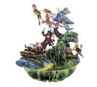 SANTORO- Pirouette, Carte de Voeux Pop Up 3D - Peter Pan - Pour Enfants, Pour Lui, Pour Elle, Anniversaire|Vert