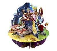 Santoro Pirouette Carte de vœux pop-up 3D - Aladdin, Puss in Boots et Pinocchio - pour enfants, famille, anniversaire
