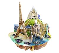 SANTORO Pirouette Carte de vœux pop-up 3D Paris pour lui, elle, remerciement, destination | Tour Eiffel pour anniversaire