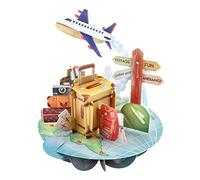 SANTORO- Pirouette, Carte de vœux pop-up 3D - Voyage - Cadeau pour elle, lui, fille, fils, merci, destination | Carte de Voyage Joyeux Anniversaire Homme, Femme|13 x 16 cm|Multiple