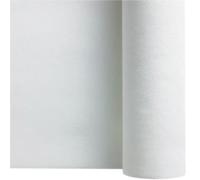 SANYGIENE Nappe Blanche Rouleau 25 m x 1,20 m | Matière Effets Tissu Intissé | Déperlante - Résistante | Nappe élégante pour Fêtes, Mariage, Anniversaire, Réception, Restaurant (82 Couverts)