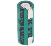 Sanyo HR 4/5AU NiMH Batterie 2150 mAh 4/5 A, 43 x 17 mm avec cosses à souder en forme de U