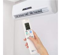 Sanyo Télécommande de Climatiseur, Accessoire de Contrôle de Climatiseur Blanc Durable en ABS pour Sanyo RCS-4MVPS4EX sans Batterie Emote Controller Remote